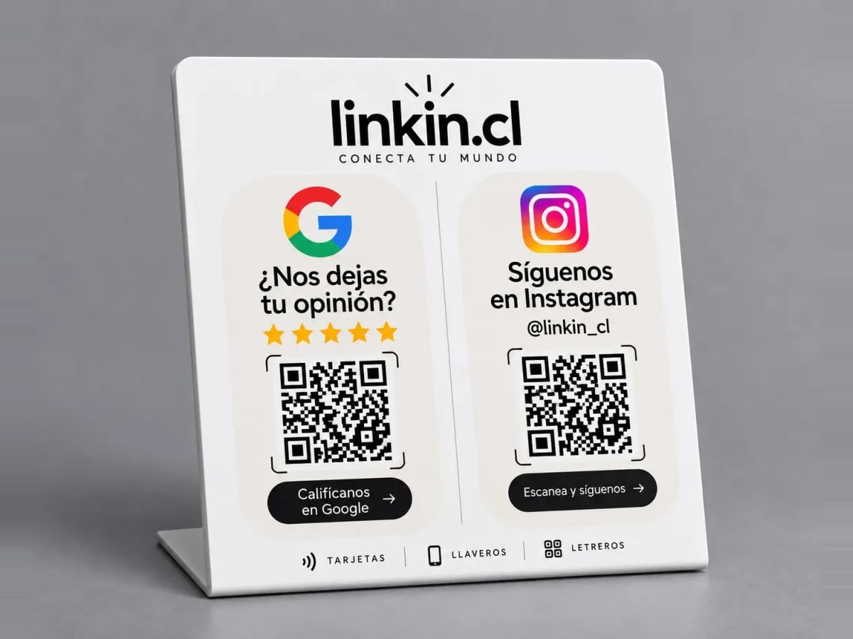 Letrero NFC personalizado con tu logo