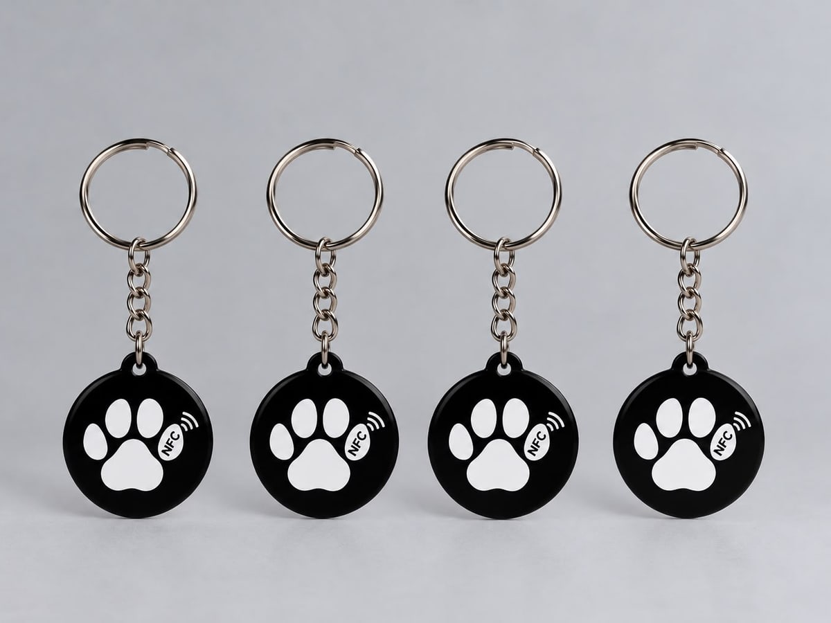Placa NFC para mascotas